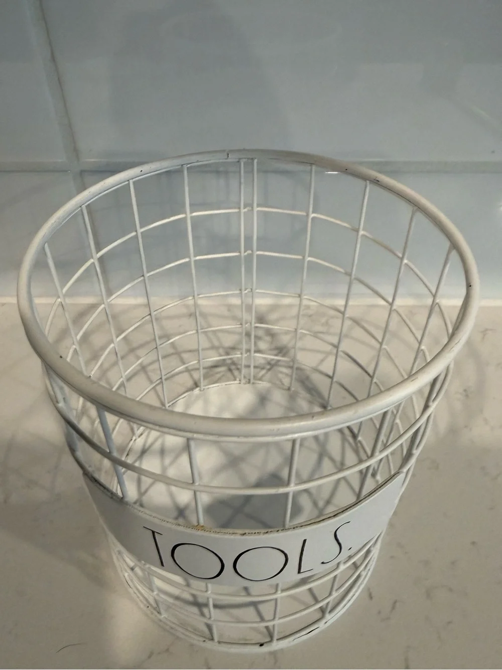 RAE DUNN Wire 'TOOLS.' Storage Basket